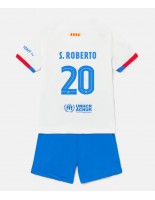 Barcelona Sergi Roberto #20 Vieraspaita Lasten 2023-24 Lyhythihainen (+ shortsit)